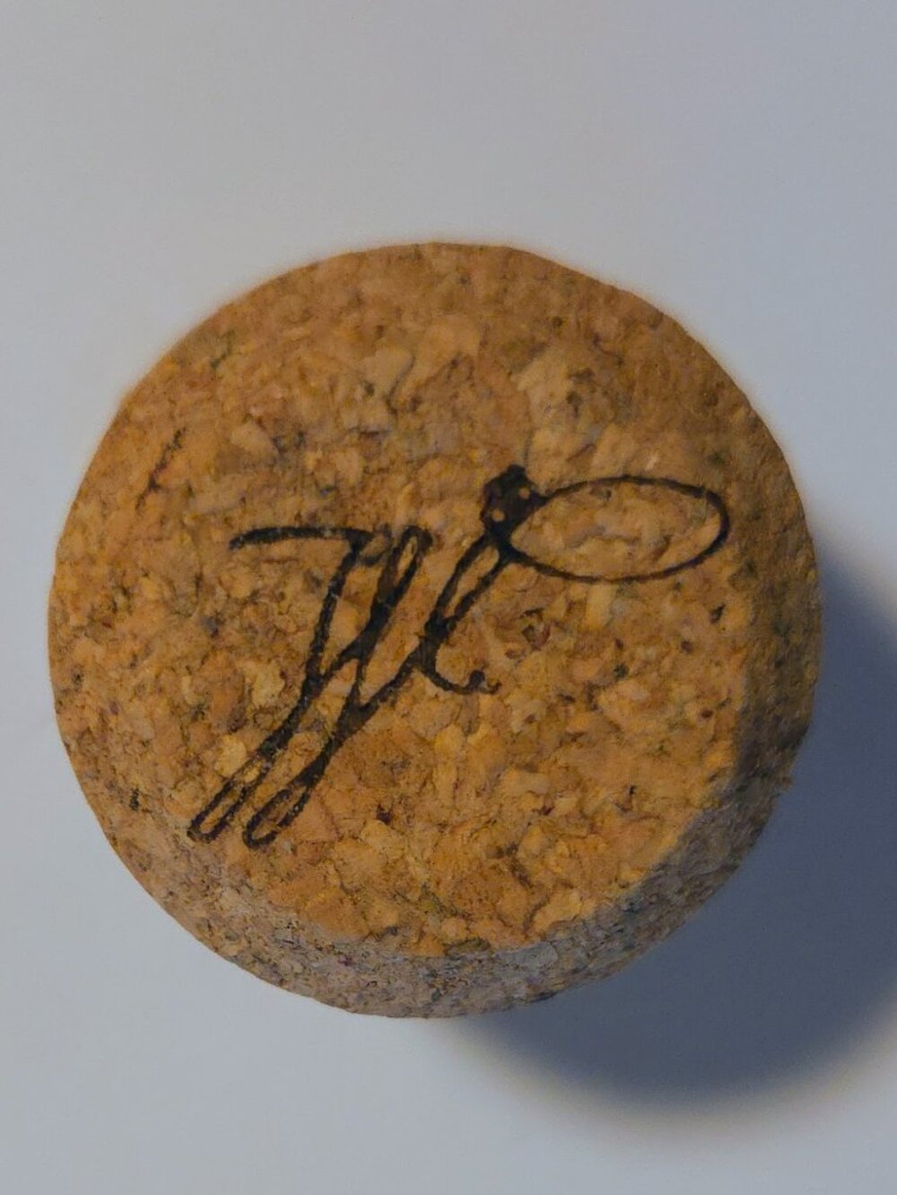 Brand New Hand Crafted Magnet Created from Champagne Cork Featuring Letter "W"